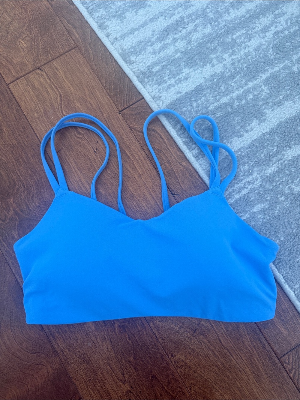 Nike Blue Strappy Sports Bra